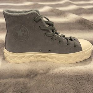 Converse All Star high-top gray sneakers size 8.5